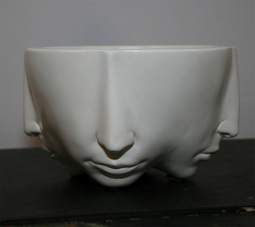 Late 20th Century Richard Etts Face Bowl For Sale