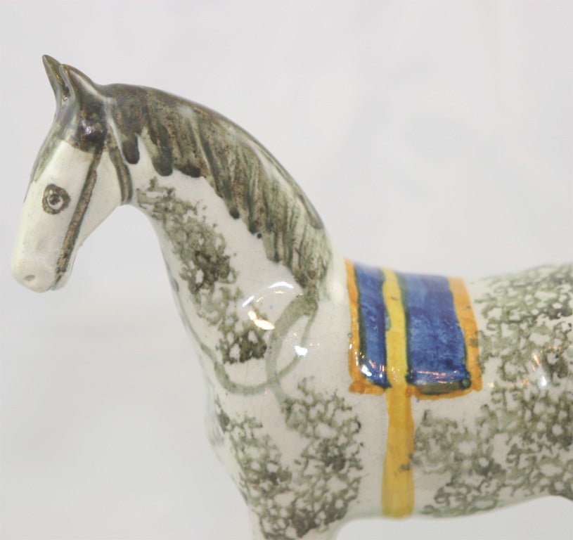 Pottery Prattware Horse