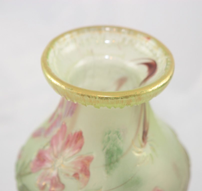 Burgun and Schverer Cameo Glass Vase 1