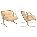 Pair of "Arcadia" Lounge Chairs by Jerry Johnson for Landes
