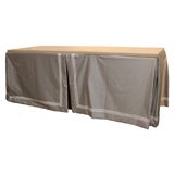 Skirted Desk with Stone Top by Vicente Wolf