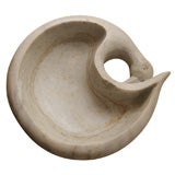 Indian Marble Bird shaped Plate.