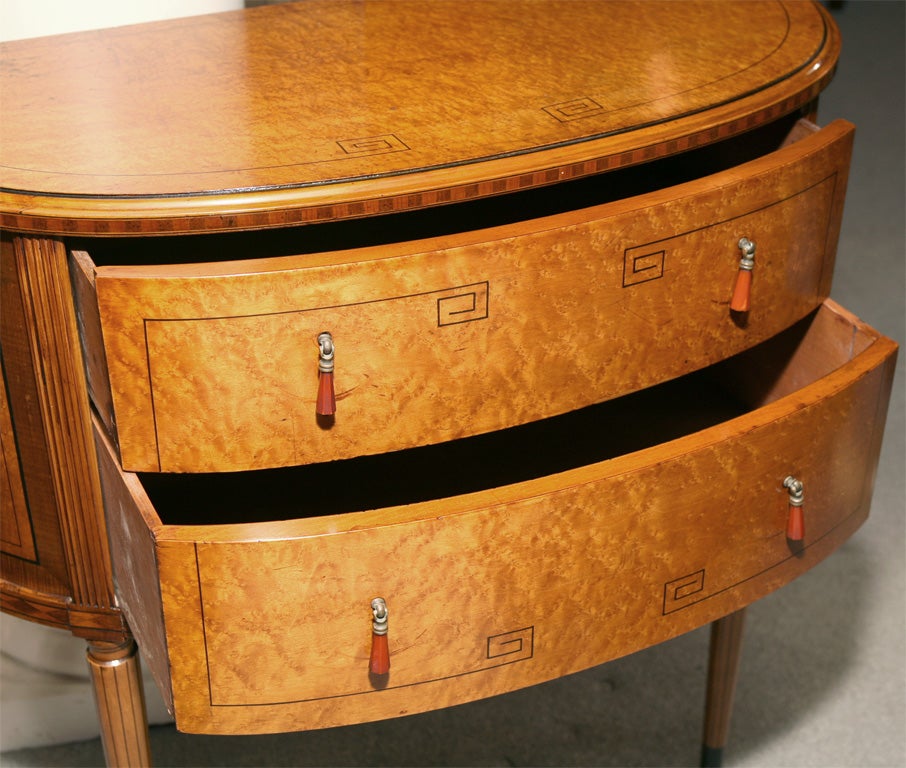 American Art Deco Demilune chest