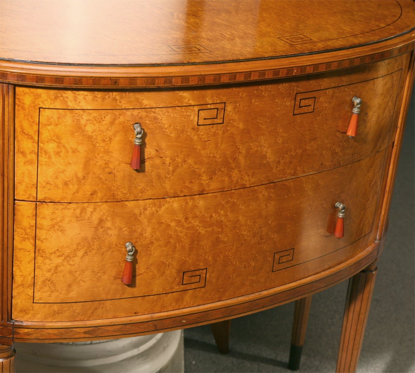 Art Deco Demilune chest 5