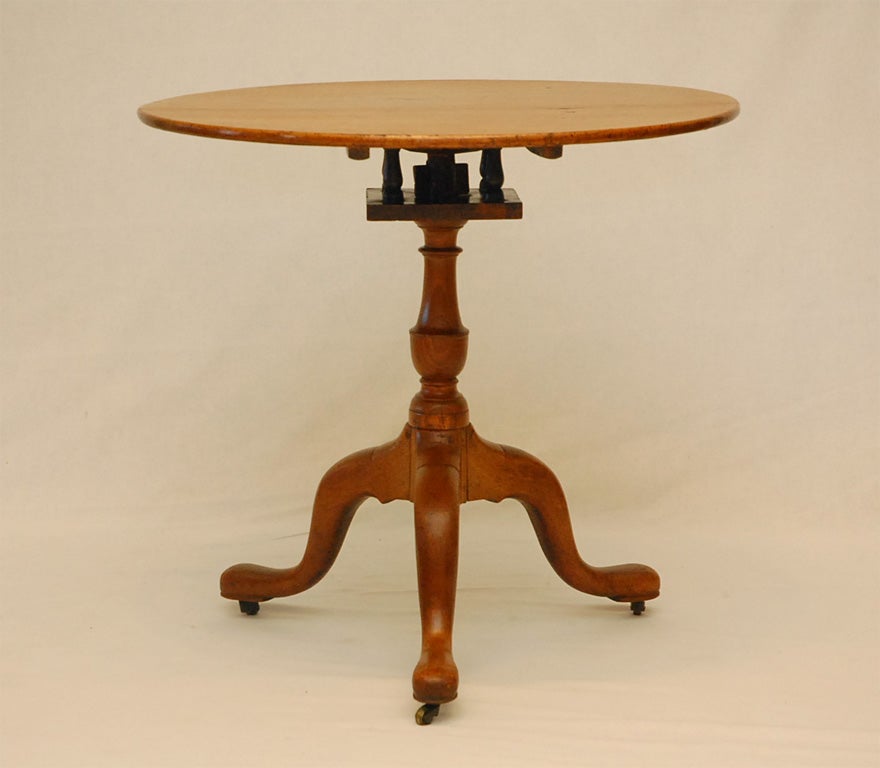 Georgian mahogany tilt top table.