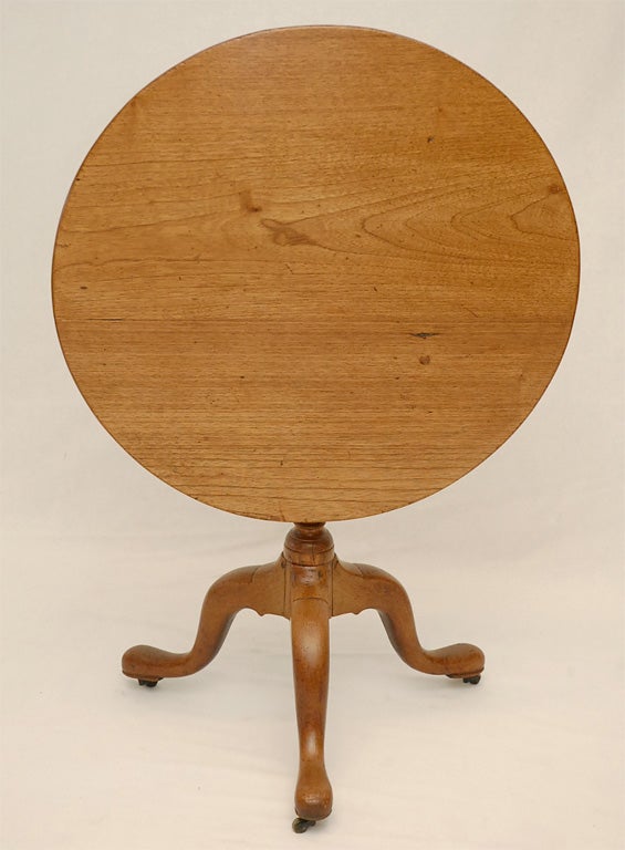 Georgian  Mahogany Tilt Top Table For Sale 4