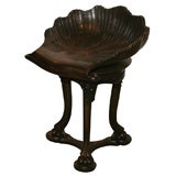 Italian shell vanity stool