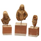 Ancient Classical Pottery Busts