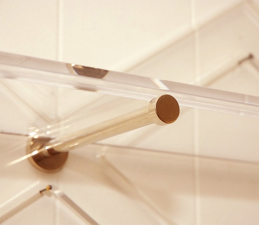 Nickel Charles Hollis Jones Towel Rack & Shelves