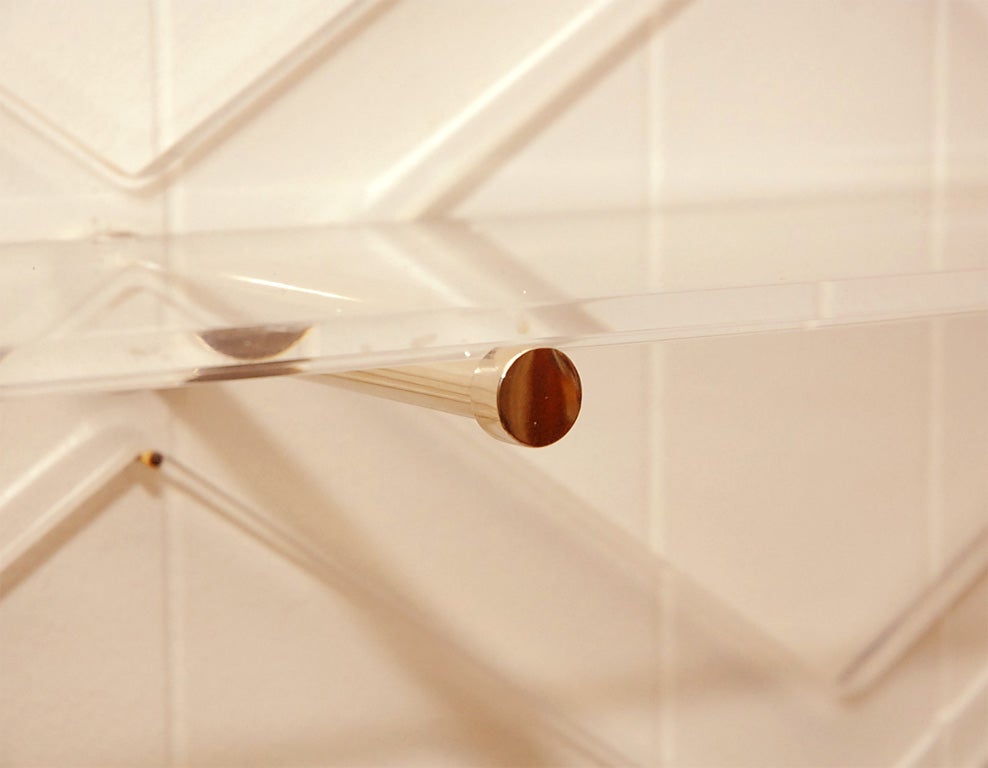 Charles Hollis Jones Towel Rack & Shelves 1