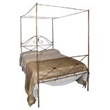 Antique Iron Tester Bed