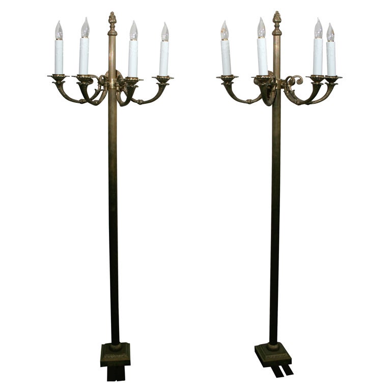 Pair of Tortiere Lamps