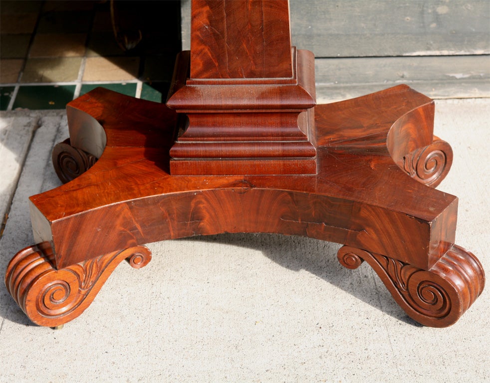 American Boston Classical Card Table by Isaac Vose