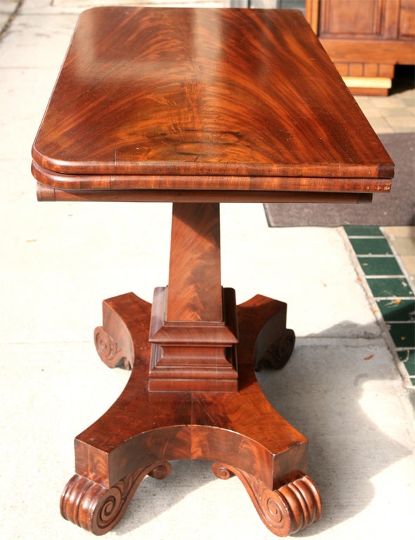 antique card table swivel top