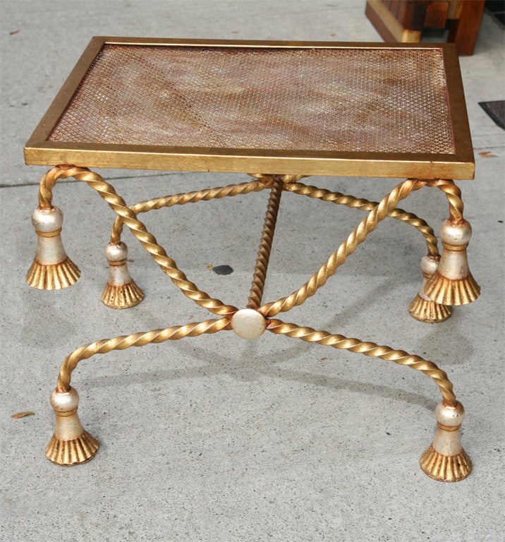 Italian Wrought Iron Bench
