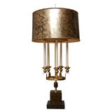 Monumental Candelabrum Table Lamp by Marbro