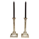 Pair of George III Sterling Silver Candlesticks