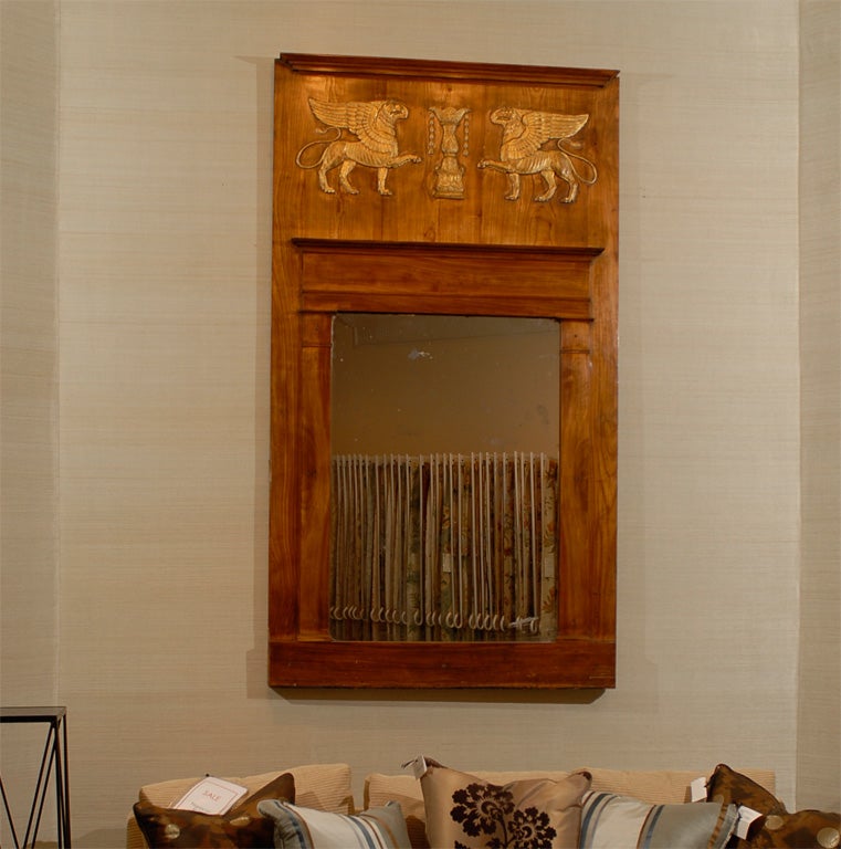 Trumeau in Cherry and Gilt