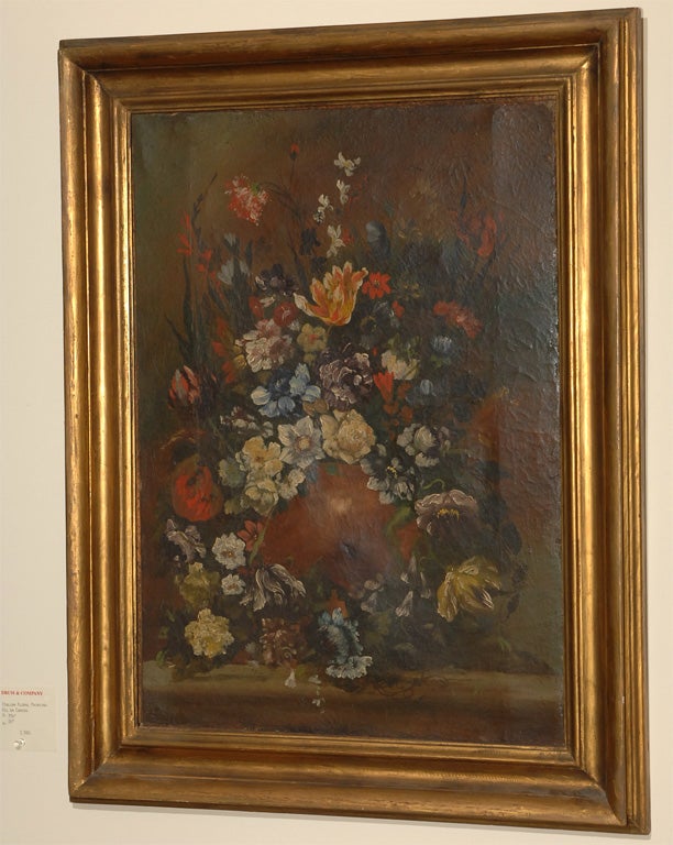 Antique Floral Painting For Sale 2