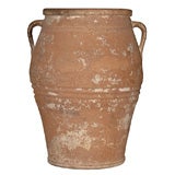 2 Handles Greek Terra Cotta Vessel (ref # GV201)