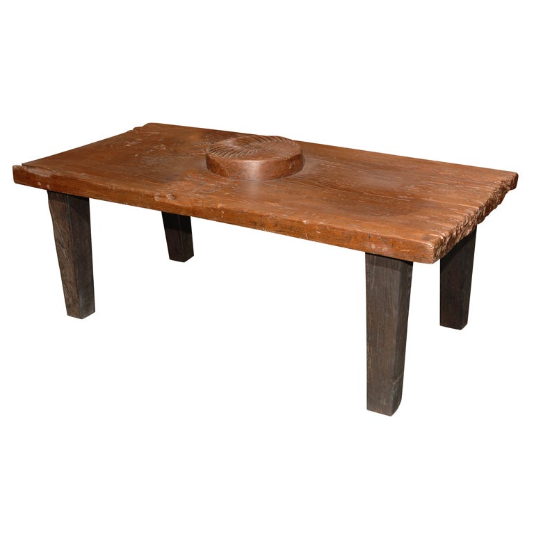 Sumatran Teak Door/ Table (ref # EZ9379)