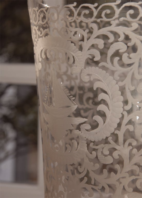 19th Century Glass Vase For Sale 3