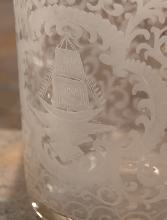 19th Century Glass Vase For Sale 4