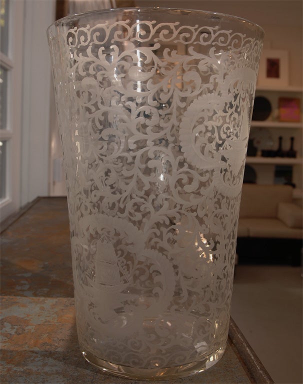 19th Century Glass Vase For Sale 6