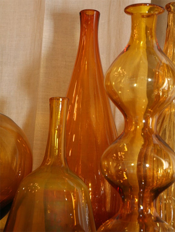 Set Of Six Decorative Bottles For Sale 1