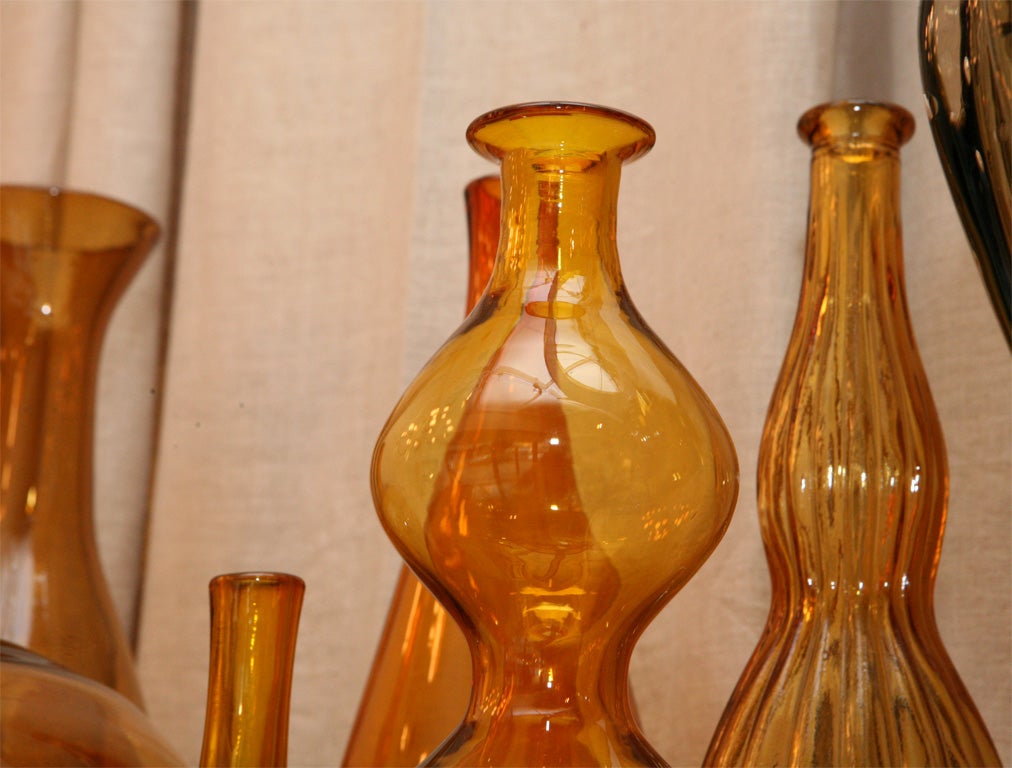 Set Of Six Decorative Bottles For Sale 2