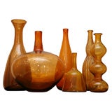 Set Of Six Decorative Bottles