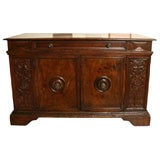 Exceptional 
Rare 17th Century Italian Walnut  Credenza