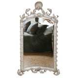 Silver gilt Mirror with Sea Shell Motif