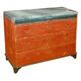 Antique Swedish painted chest of drawers