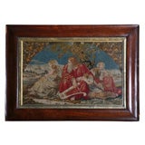 Framed 19th Century Embroidered Panel.