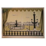 French Silkscreen Wall Hanging