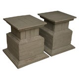 Pair of Rustic Side Tables