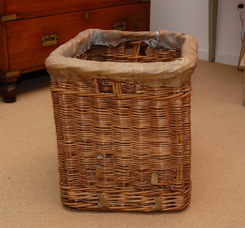 20th Century French Turn-of-the-Century Laundry Basket
