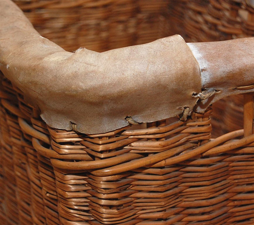 French Turn-of-the-Century Laundry Basket 1