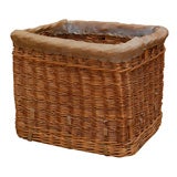 Antique French Turn-of-the-Century Laundry Basket