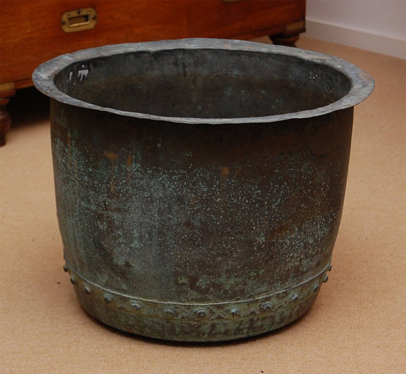 19th Century English Copper Laundry Bucket at 1stDibs