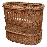 Large French Turn-of-the-Century Baguette Basket