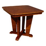 Austrian Art Deco Mahogany End or Side Table