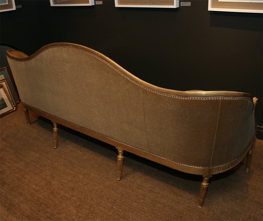 Adam Giltwood Serpentine Fronted Sofa 3