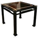 Chinese Style Inlaid Marble Square Center Table