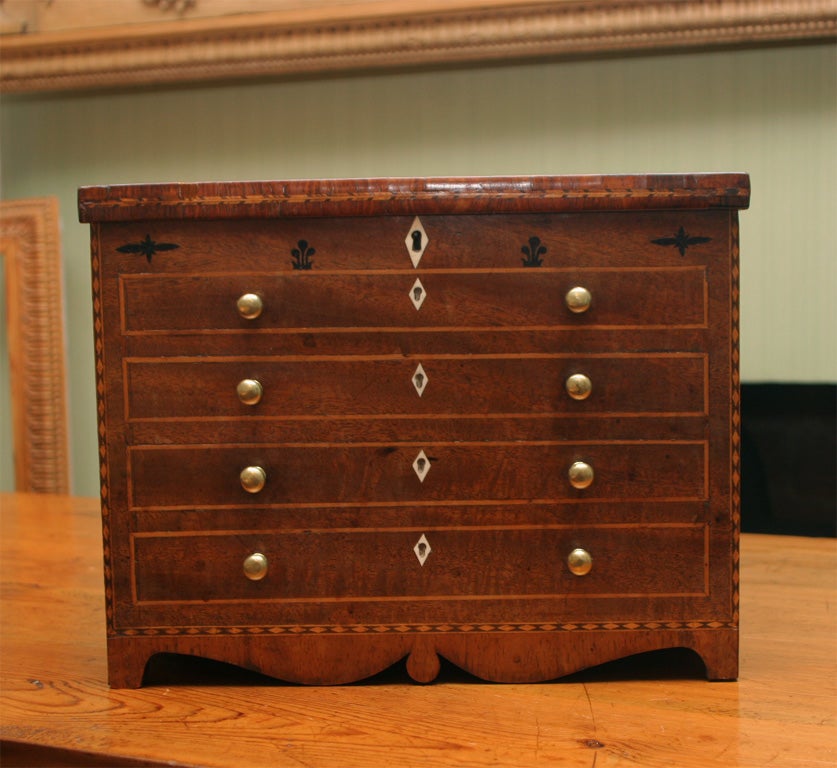 Miniature chest (sewing box)