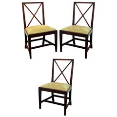 Smart Set of Six Gillows "Chinese Pattern" Side Chairs, English circa 1780