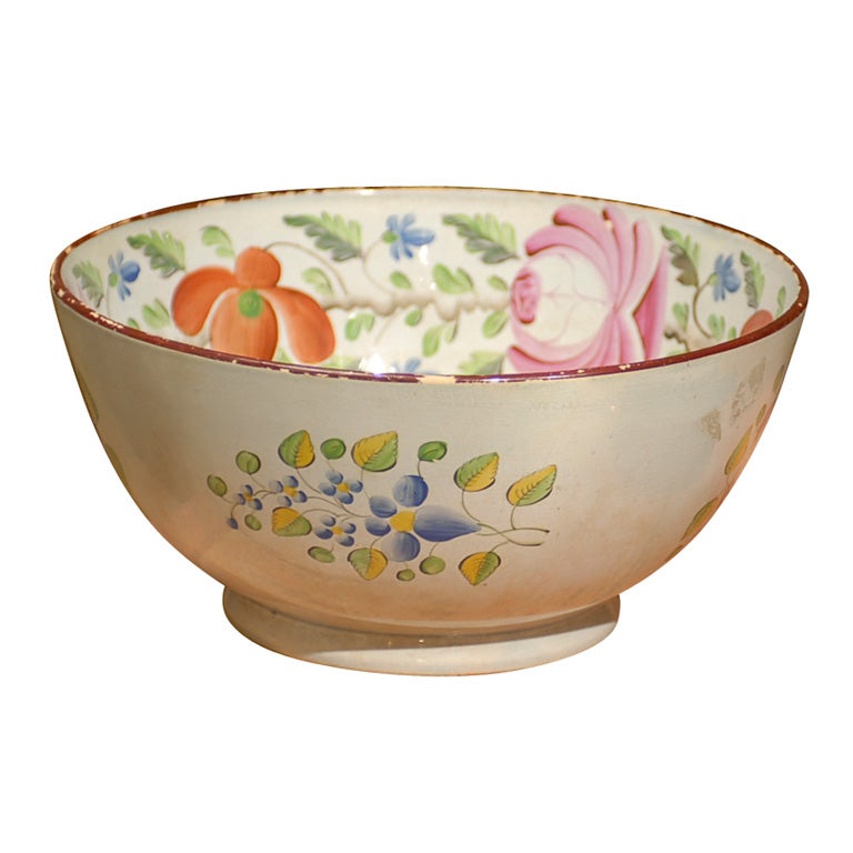 Gaudy Dutch Bowl For Sale