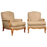 Pair french bergeres