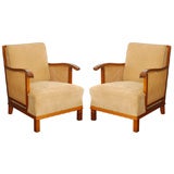 Hungarian Art Deco lounge chairs by Gyula Kaesz